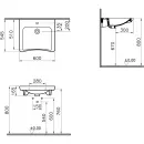 Раковина 60x54,5 см VitrA Conforma 5289B003-0001