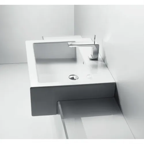 Раковина полувстраиваемая 70x50,5 см Simas Frozen FZ15bi*1