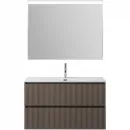 Тумба под раковину BelBagno Uno UNO-MINI-1000-2C-SO-СO 100 см, подвесная, бежевый матовый
