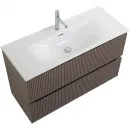 Тумба под раковину BelBagno Uno UNO-MINI-1000-2C-SO-СO 100 см, подвесная, бежевый матовый