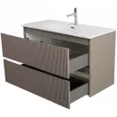 Тумба под раковину BelBagno Uno UNO-MINI-1000-2C-SO-СO 100 см, подвесная, бежевый матовый