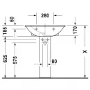 Раковина 65x55 см Duravit Darling New 2621650000