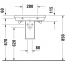 Раковина 60x43 см Duravit 2nd Floor 0491600000