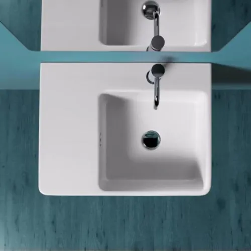 Раковина 60x45 см Simas Lavabi d'arredo QU60D*1 bi
