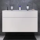 Тумба с раковиной белый матовый 100,8 см Am.Pm Inspire 2.0 M50AFHX1003WM + M50AWPX1001WG