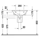 Раковина 55x48 см Duravit Darling New 2621550000