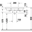 Раковина 70x46 см Duravit 2nd Floor 0491700000