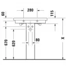 Раковина 70x46 см Duravit 2nd Floor 0491700000