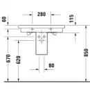 Раковина 70x46 см Duravit 2nd Floor 0491700000