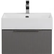 Тумба под раковину Cezares Premium 55414 50,4 см, подвесная, Plisse Grigio Nuvola