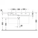 Раковина 105x49 см Duravit Vero 0329100000