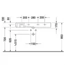 Раковина 105x49 см Duravit Vero 0329100000