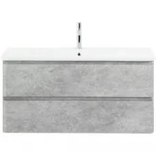 Тумба Cemento Verona Grigio 102 см BelBagno Albano ALBANO-CER-1050-2C-SO-CVG