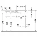 Раковина 50x25 см Duravit Vero Air 0724500008