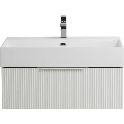 Тумба под раковину Cezares Premium 55416 70,4 см, подвесная, Plisse Bianco Opaco
