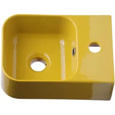 Раковина Plumberia Selection IXO XO2535FSN 25x35 см, рукомойник, желтый глянец