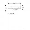 Раковина 120x48,5 см Geberit iCon 124120000