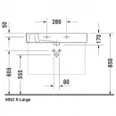 Раковина 85x49 см Duravit Vero 0329850000
