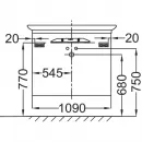 Тумба белый глянец 109 см Jacob Delafon Presquile EB1105-G1C