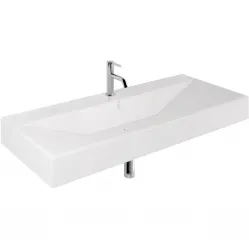 Раковина Kludi Resa 59WW12143 121x50,5 см, подвесная, белый