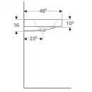 Раковина 90x48,5 см Geberit iCon 124093000