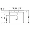 Раковина 100x47 см Duravit Vero 0454100000