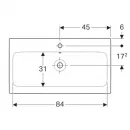 Раковина 90x48,5 см Geberit iCon 124090000