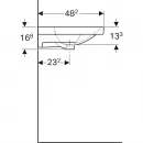 Раковина 120x48,2 см Geberit Acanto 500.628.01.2