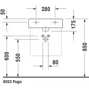 Раковина 50x47 см Duravit Vero 0454500000