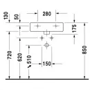 Раковина 50x47 см Duravit Vero 0454500000