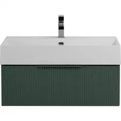 Тумба под раковину Cezares Premium 55420 70,4 см, подвесная, Plisse Verde Opaco