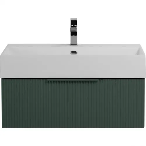 Тумба под раковину Cezares Premium 55420 70,4 см, подвесная, Plisse Verde Opaco