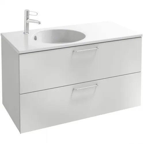 Тумба белый матовый 100 см Jacob Delafon Odeon Rive Gauche EB2524-R5-M49