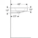 Раковина 75x48,5 см Geberit iCon 124078000