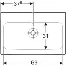 Раковина 75x48,5 см Geberit iCon 124078000