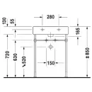 Раковина 60x47 см Duravit Vero 0454600000