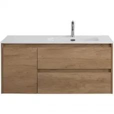 Тумба под раковину BelBagno Kraft KRAFT-1000-2C-1A-SO-RNN-R 100 см R, подвесная, Rovere Nebrasca Nature