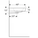 Раковина 75x48,5 см Geberit iCon 124075000