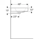 Раковина 60x48,5 см Geberit iCon 124063000