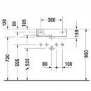 Раковина 50x25 см Duravit Vero 0703500009