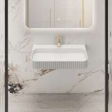 Раковина 75x46 см Vincea VWB-6SG75MW
