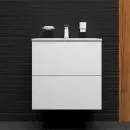 Тумба с раковиной белый глянец 61 см Am.Pm Spirit V2.0 M70AFHX0602WG + M70AWCC0602WG