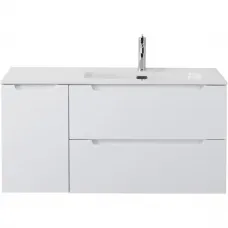 Тумба под раковину BelBagno Etna ETNA-1000-2C-1A-SO-BL-R 100,4 см R, подвесная, Bianco Lucido