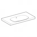 Раковина 90x48,2 см Geberit Acanto 500.624.01.2