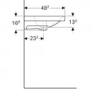 Раковина 90x48,2 см Geberit Acanto 500.624.01.2