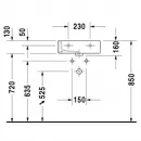 Раковина 45x35 см Duravit Vero 0704450000