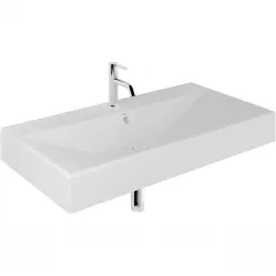 Раковина Kludi Resa 59WW10153 101x50,5 см, подвесная, белый матовый