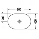 Раковина 60x40 см Duravit D-Neo 2372600070