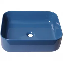 Раковина-чаша Plumberia Selection IXO XO5038BD 50x38 см, накладная, синий глянец