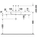 Раковина 43,5x39,5 см Duravit Starck 2 2321440000